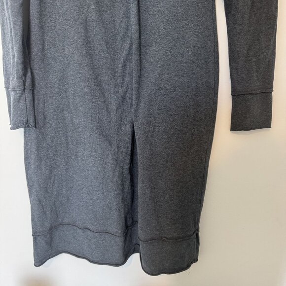 Athleta Long Sleeve Gray Pockets Dress Medium Tall - Picture 5 of 9